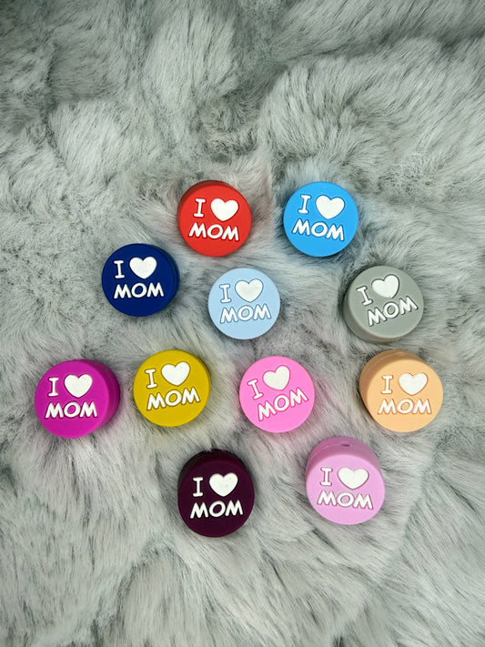 Attache lolette I love Mom/ Dad