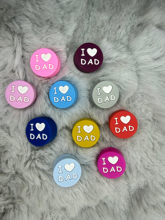 Attache lolette I love Mom /Dad